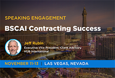 Rubin to present at BSCAI Contracting<br>Success Conference in Las Vegas